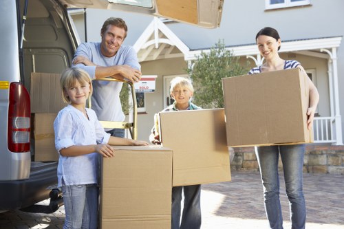 Organized storage units for home moving