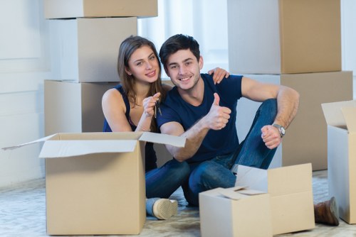 Satisfied customers with moving services in Chelsea